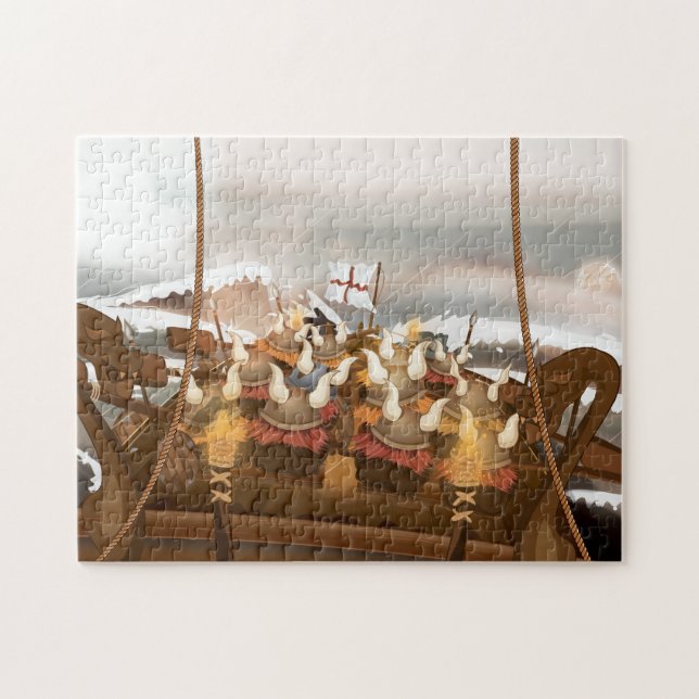 Puzzle Flotte d'invasion Viking (Horizontal)