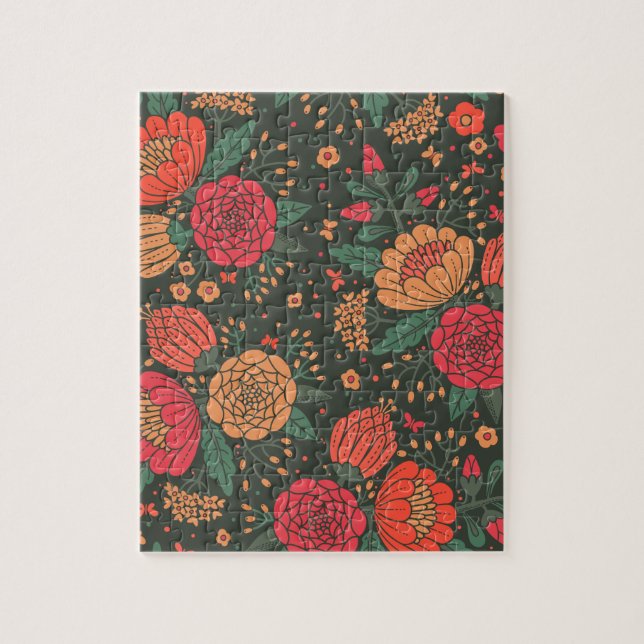 Puzzle flower (Vertical)