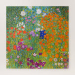 Puzzle Flower Garden by Gustav Klimt<br><div class="desc">S'il vous plaît visitez mon magasin pour un design plus intéressant et plus de choix de couleurs. => zazzle.com/colorfulworld*</div>