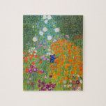 Puzzle Flower Garden by Gustav Klimt<br><div class="desc">S'il vous plaît visitez mon magasin pour un design plus intéressant et plus de choix de couleurs. => zazzle.com/colorfulworld*</div>