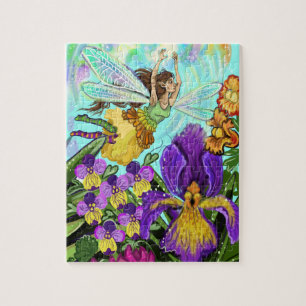 Puzzle Flower Garden Fairy Magie Art