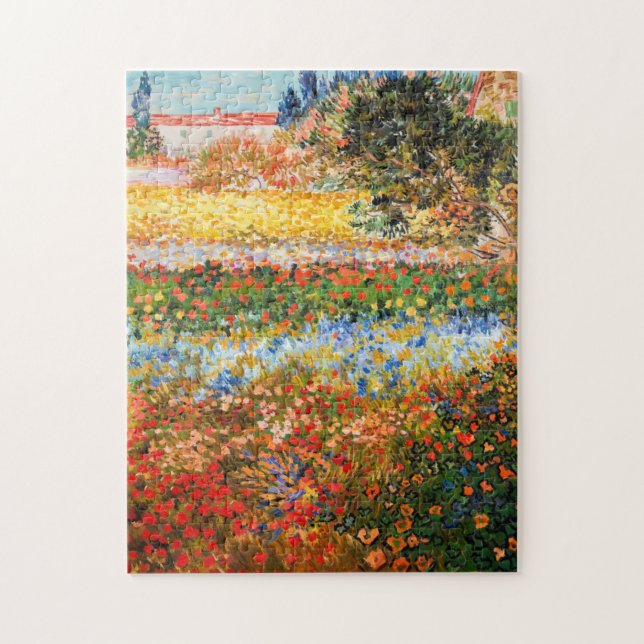 Puzzle "Flower Garden" Vincent de Gogh. (Vertical)