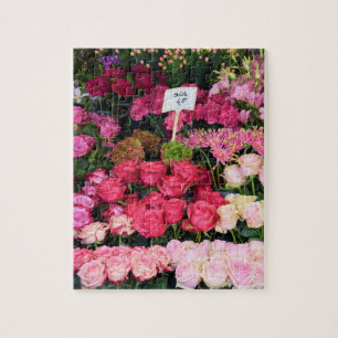 Puzzle Flower Shop - Marché de Munich - 8x10 - 110 pcs.