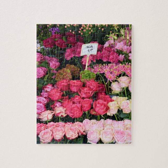 Puzzle Flower Shop - Marché de Munich - 8x10 - 110 pcs. (Vertical)
