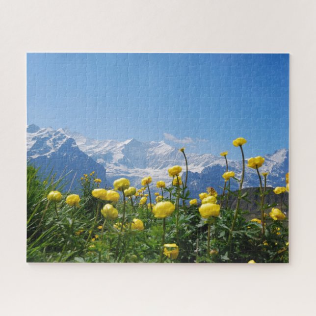 Puzzle Flowers (homonymie) | Eiger Monch Swiss Alps (Horizontal)