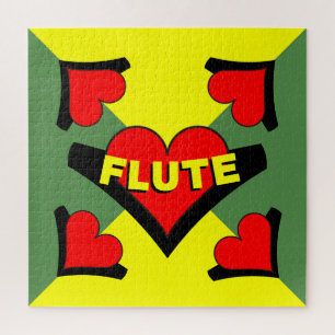 Puzzle Flûte sur le coeur
