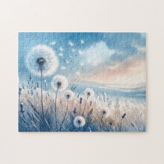 Puzzle Flux de Dandelion Whimsical dans le vent (Horizontal)