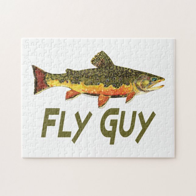Puzzle Fly Fisherman (Horizontal)