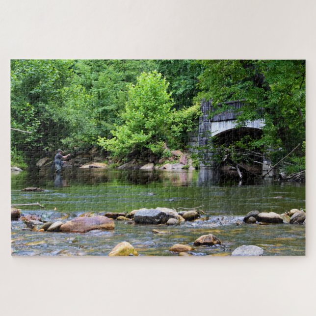 Puzzle Fly Fishing Day Dream  -  20x30 (Horizontal)