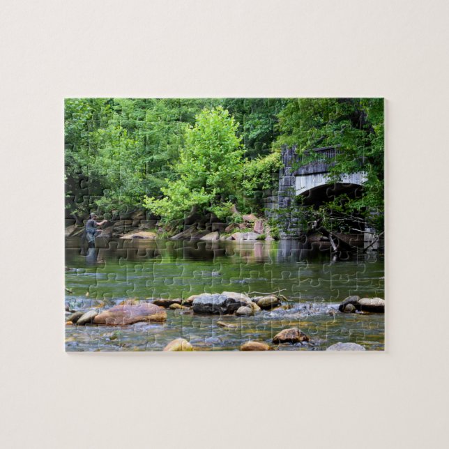 Puzzle Fly Fishing Day Dream  -  8x10 (Horizontal)