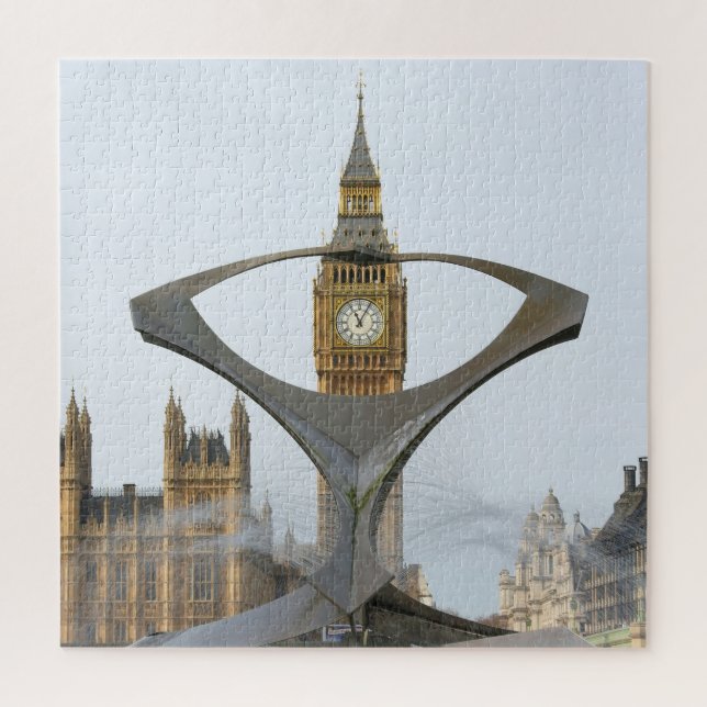 Puzzle Focus sur Big Ben - Londres - 20x20 - 676 pcs. (Vertical)