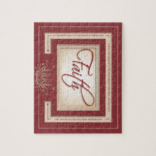 Puzzle Foi en rouge - 11:6 d'Hébreux