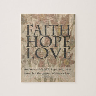 Puzzle Foi, espoir, amour