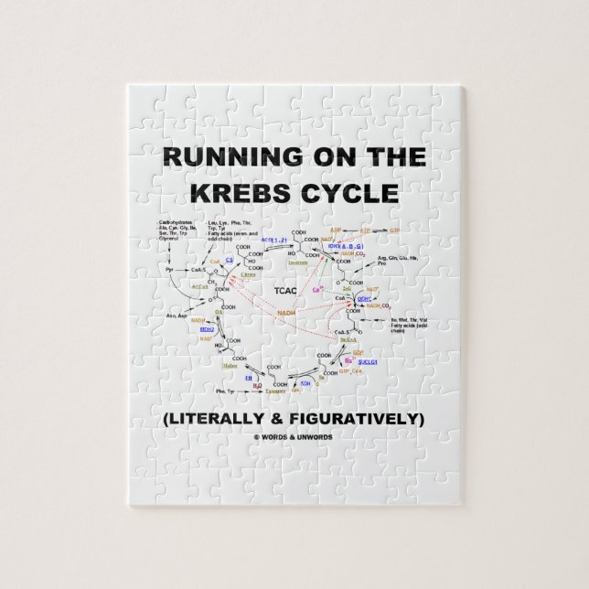 Puzzle Fonctionnement sur le cycle de Krebs (humour de la (Vertical)