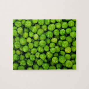 Puzzle Fond de petits pois verts
