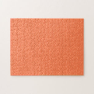 Puzzle Fond uni couleur corail