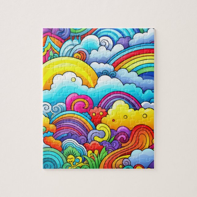 Puzzle Fonds arc-en-ciel (Vertical)