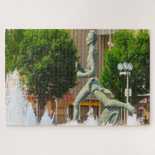 Puzzle Fontaine à eau Coureur olympique Saint-Louis