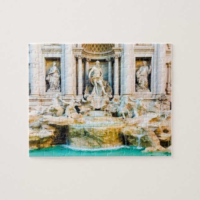 Puzzle Fontaine de Trevi - Roma, Italie - 8x10 - 110 pcs. (Horizontal)