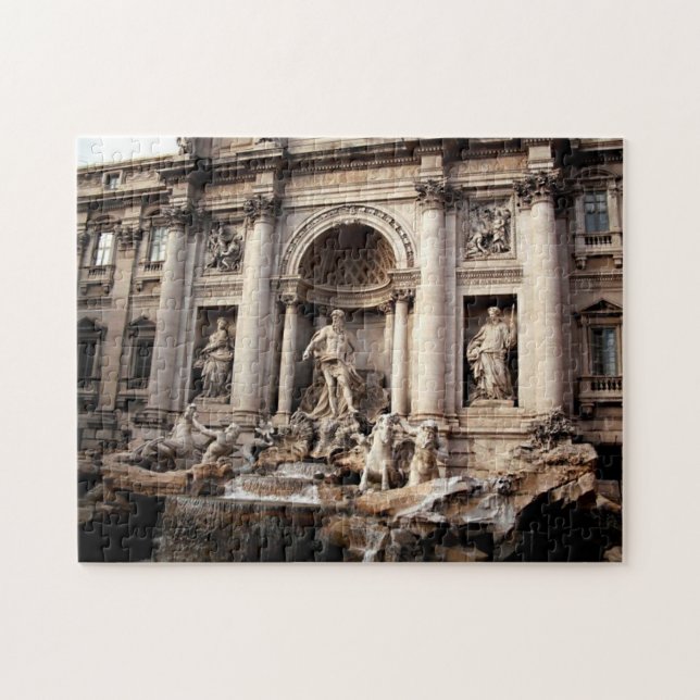 Puzzle Fontaine de Trevi Rome Italie Voyage (Horizontal)