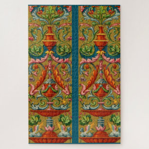 Puzzle fontaine sphynx ailes du XVIe siècle frondes de fl