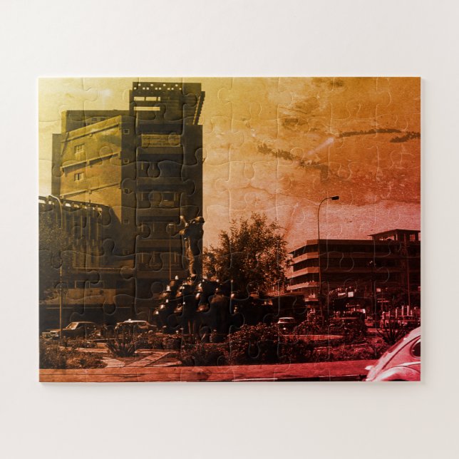 Puzzle Fontaine vintage Irak Bagdad (Horizontal)