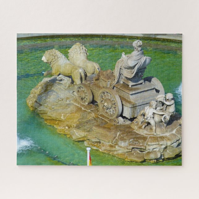 Puzzle Fontaines à Madrid. (Horizontal)