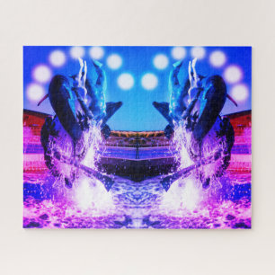 Puzzle Fontaines dauphins