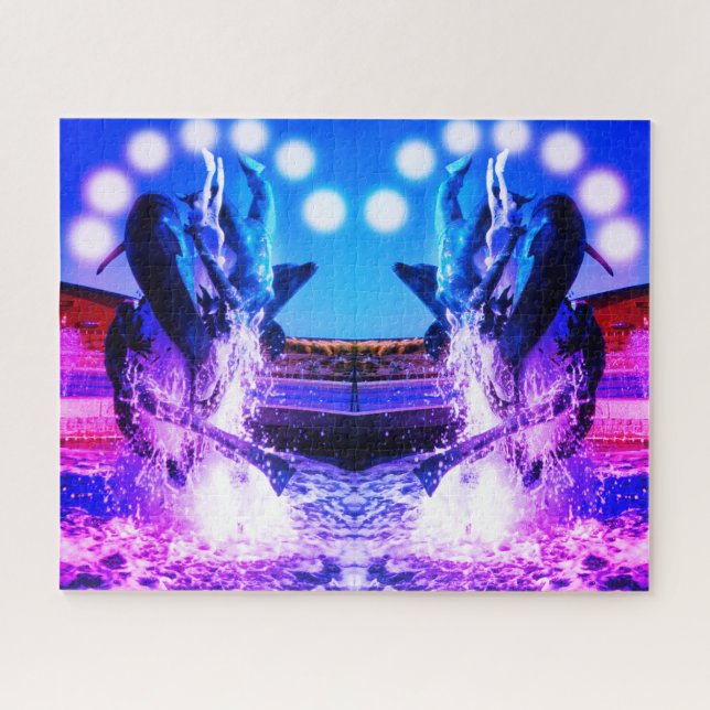 Puzzle Fontaines dauphins (Horizontal)