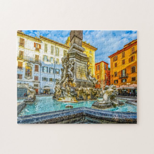 Puzzle Fontaines de Rome. (Horizontal)