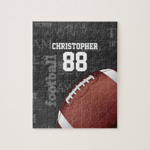 Puzzle Football américain Personalized Chalkboard