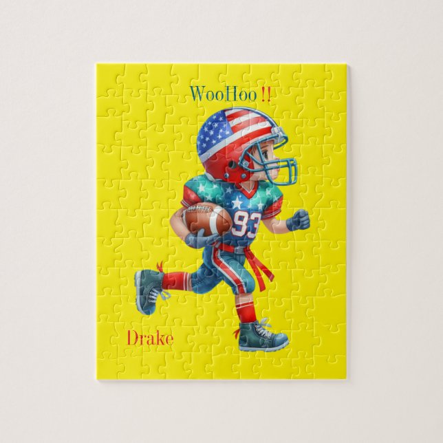 Puzzle Football personnalisé (Vertical)