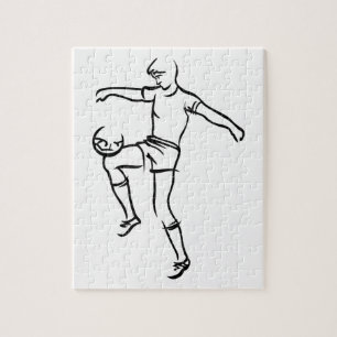 Puzzle Footballeur de garçon