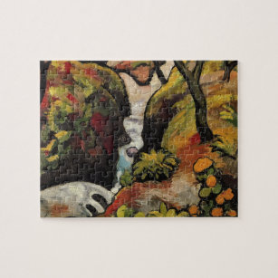 Puzzle Forest Brook par August Macke Expressionnisme Vint