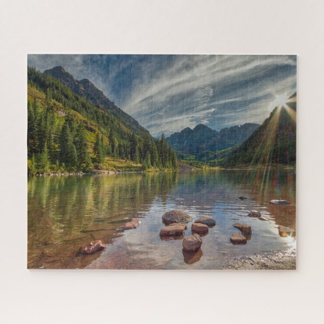 Puzzle Forest | Maroon Bells Colorado (Horizontal)