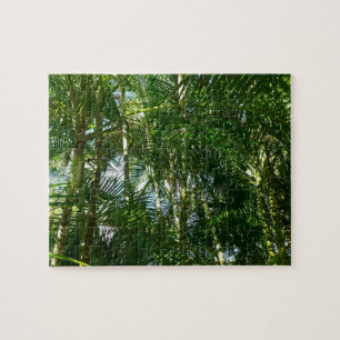 Puzzle Forest of Palm Trees Tropical Nature