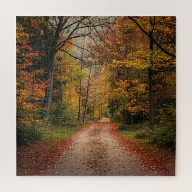 Puzzle forestier d'automne (Vertical)