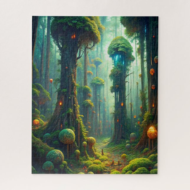 Puzzle forestier enchanté (Vertical)
