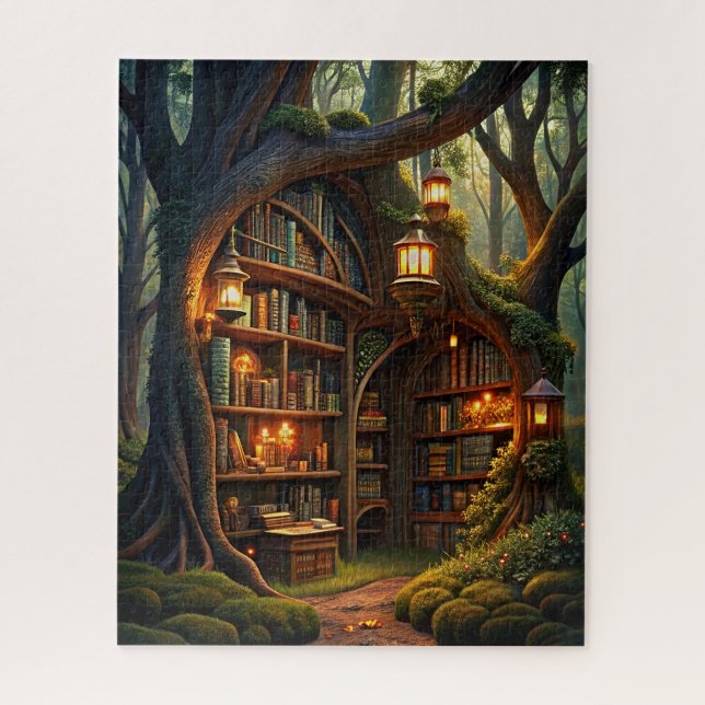 Puzzle forestier enchanté (Vertical)
