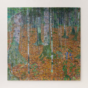 Puzzle Forêt de Birch   Gustav Klimt  