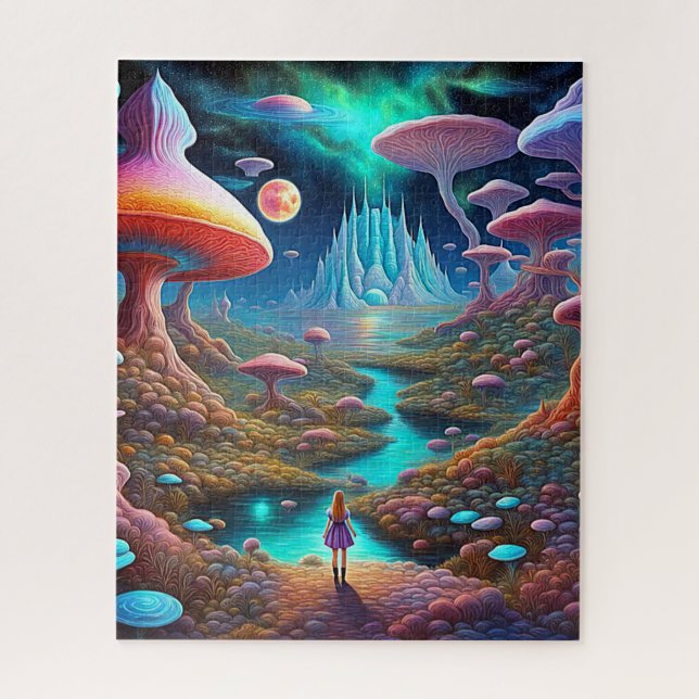 Puzzle Forêt de champignons (Vertical)