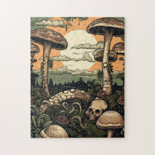 Puzzle Forêt de champignons punk