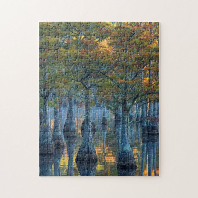 Puzzle Forêt de cyprès de bassin (Vertical)