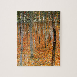 Puzzle Forêt de hêtre par Gustav Klimt