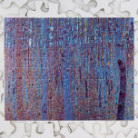 Puzzle Forêt de hêtres par Gustav Klimt, Art Nouveau Vint<br><div class="desc">Beech Forest (1902) de Gustav Klimt est une peinture vintage de l'époque victorienne symbolisant un paysage d'art de grande qualité présentant une scène naturelle. Une forêt foncée avec hêtres et feuilles la nuit. À propos de l'artiste : Gustav Klimt (1862-1918) était un peintre symboliste autrichien et l'un des membres les...</div>