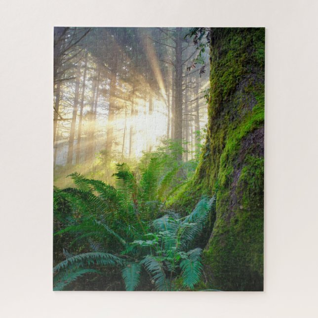 Puzzle Forêt de la côte pacifique, Oregon (Vertical)