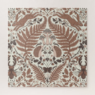 Puzzle Forêt de mousse de Mocha/Bois et plantes