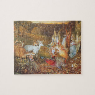 Puzzle Forêt enchantée par l'artiste John Anster Fitzgera
