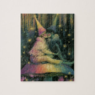 Puzzle Forêt fantaisiste Art Romantique Conte de Fées Cha