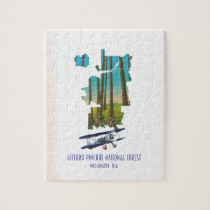 Puzzle Forêt nationale de Gifford Pinchot, État de washin